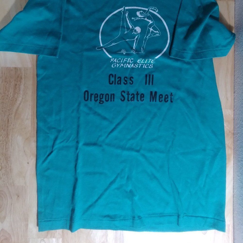 Vintage Pacific Elite Gymnastics Graphic T-Shirt - Picture 2 of 8